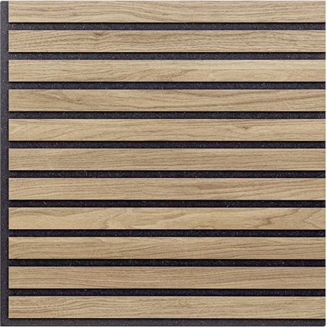 10 x Schalldämmungspanel 58x58cm Eichenholz dekorativ Deco BR
