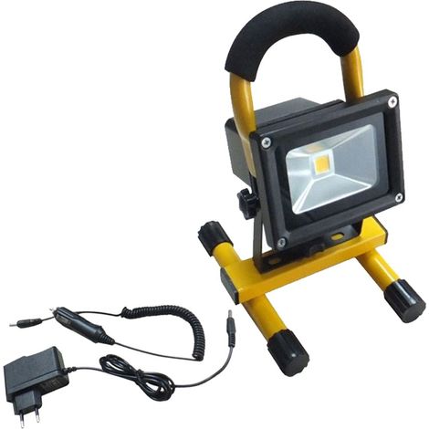 Proyector portátil recargable LED de 10W Blanco Frío (1/5)