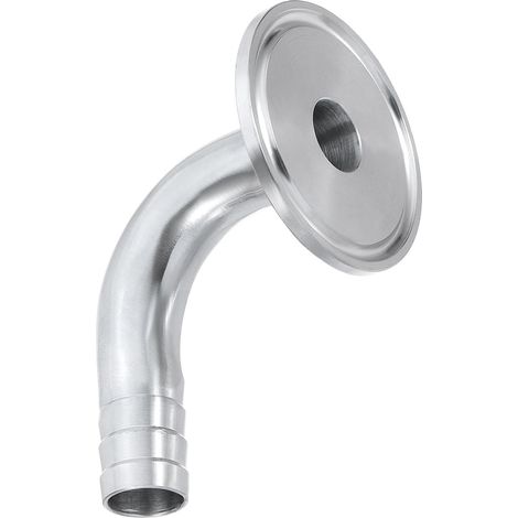 Coude à 90 Degrés Tri Clamps Tuyau Cannelé en Acier Inoxydable 304 (1/5)