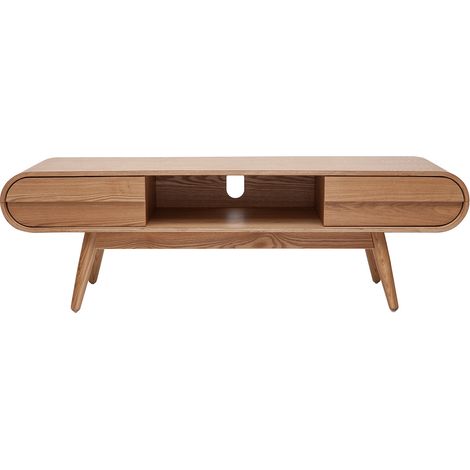 Mobile TV design 2 cassetti frassino naturale BALTIK (1/4)