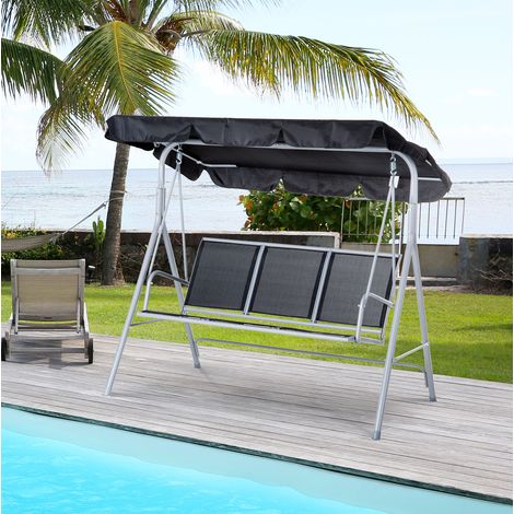 seduta divano 171x108x154 con tettuccio grigio OKMYHOME (1/3)
