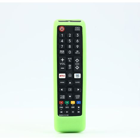 Étui de protection anti-poussière pour télécommande Samsung Smart TV (vert lumineux) (1/5)