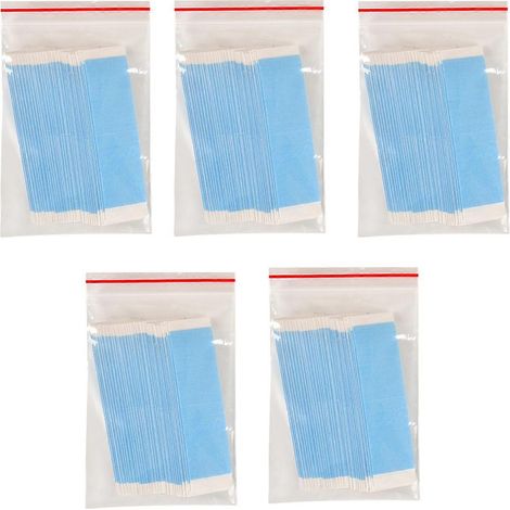 180 bandes adhésives double face imperméables à forte tenue pour extensions, toupets et perruques à dentelle (1/5)