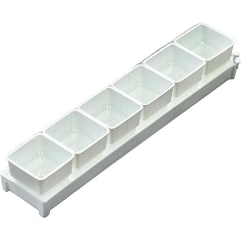 Ensemble de jardinières rebord fenêtre, pots en plastique respirant pour potager urbain (1/5)