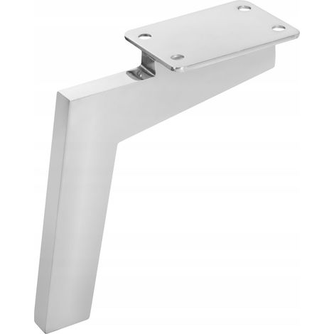 Pata de mueble para sofá cama, acero cromado H150, duradera, Imola (1/3)