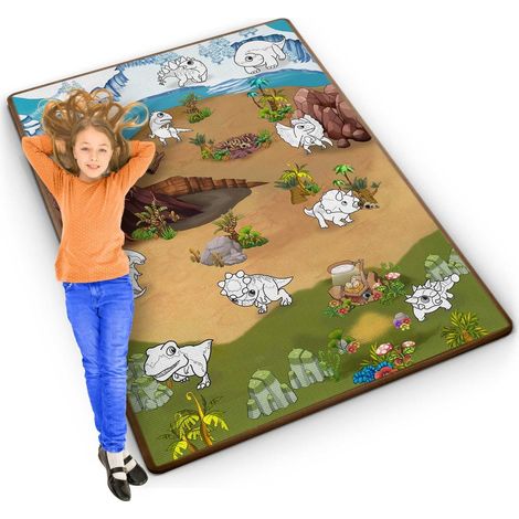 Feltro colorato per pittura arrotolabile 120 x 90 x 03 cm ricokids rk 344