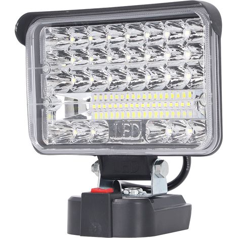 Projecteur de travail LED 144 W 7200 lm, lampe torche portable d'urgence, éclairage puissant pour l'extérieur (hommes). (1/5)