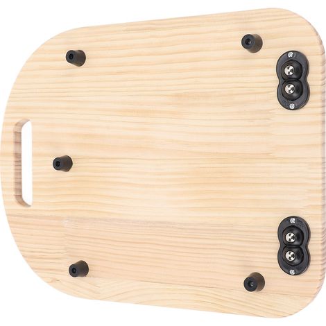 Tabla deslizante de madera con asa integrada para TM5 y TM6: un práctico accesorio para proteger y transportar las batidoras Thermomix. (1/5)