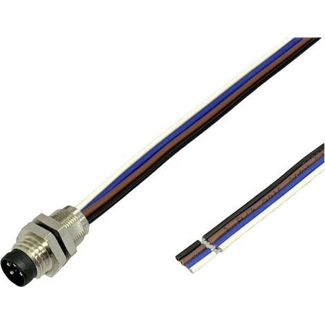 BKL Electronic 2701001 Connettore da incasso sensore/attuatore M8 0.2 m Numero di poli: 4 1 pz. (1/2)