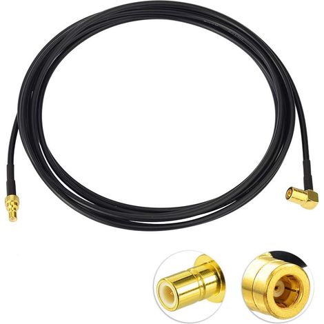 Câble SMB Rallonge DAB Antenne 2.5 m SMB Adaptateur Autoradio SMB Femelle à SMB Câble Pigtail RG174 Dab Câble Antenne pour V11 (1/5)
