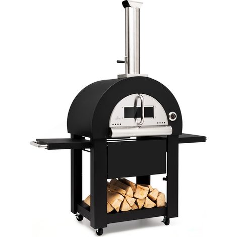 Klarstein Diavolo Napoletana Horno para pizza Horno de leña Acero inoxidable