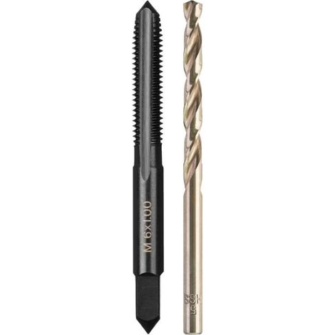 MILWAUKEE GWINTOWNIK M6-1.0mm+WIERTŁO 5.0mm