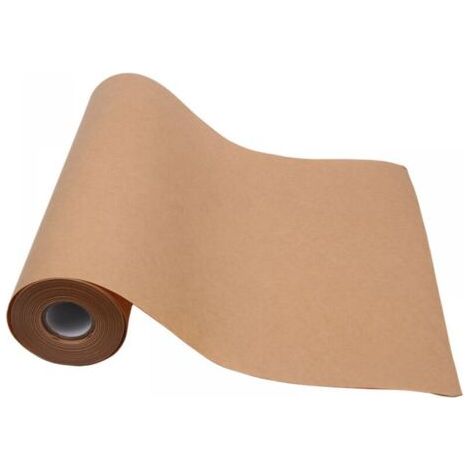 Rouleau de papier kraft 0,3m x 30m – Non ciré, épaisseur optimale pour emballage et projets créatifs – Protection des sols et murs (1/3)