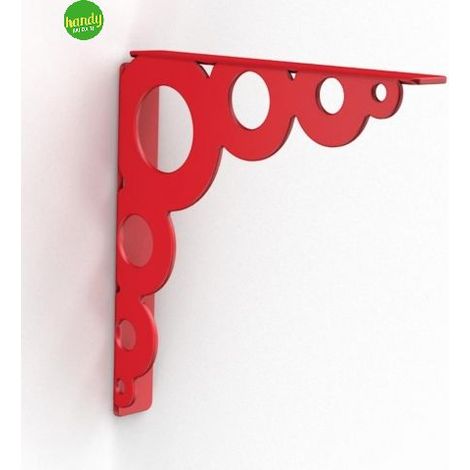 Reggimensola Bolis Italia bubble rosso 18 x 18 x 2 cm (1/2)