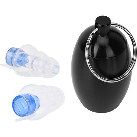 Bouchons d'oreilles antibruit pour une utilisation musicale en toute sécurité, haute fidélité, protection auditive, bleus