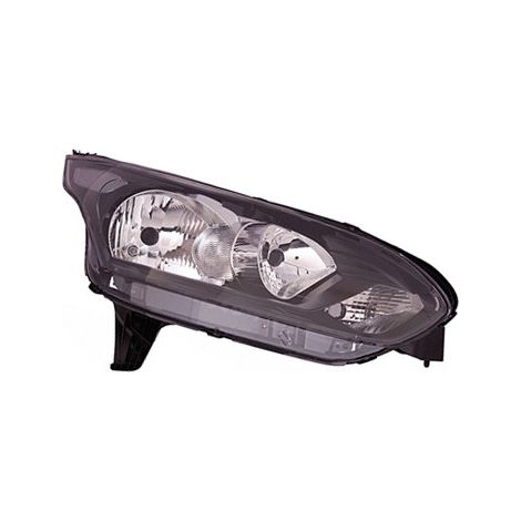 Phare avant droit H7/H15 feu diurne base noire Ford Tourneo - Transit Connect 2014-2015