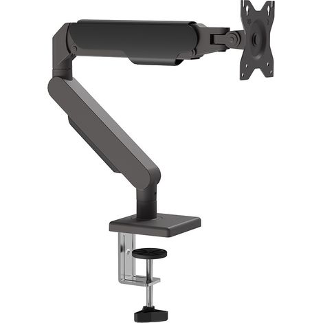 Soporte para monitor - Abrazadera y resorte de gas - 1 monitor - Hasta 32 pulgadas - Negro