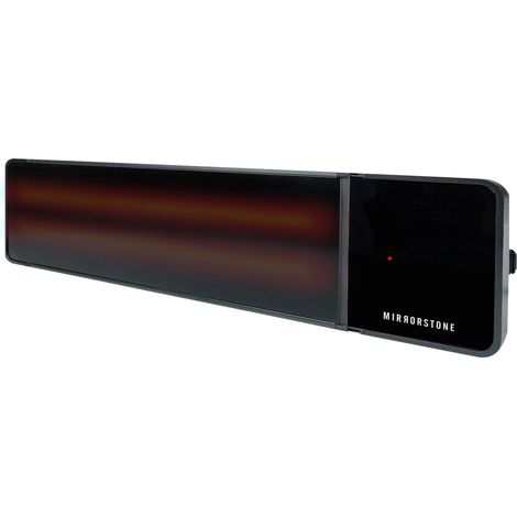 Mirrorstone 1.5kW Theia Infrared Bar Heater, Outdoor Patio Heater, Wall and Ceiling Mounted (1/5)