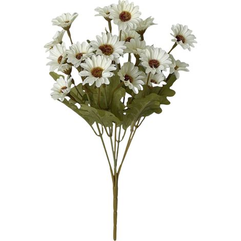 Bouquet De Fleurs Artificielles - Tiges De Tournesols Et Chrysanthèmes Automnales - Décoration Intérieure Extérieure Mariage - 1 Unité (1/4)