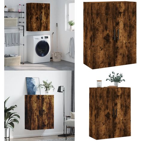 Wandschrank Räuchereiche 69,5x34x90 cm - Sideboard - Wandschrank - Regal - Aufbewahrung - Holzwerkstoff - Home & Living (1/5)