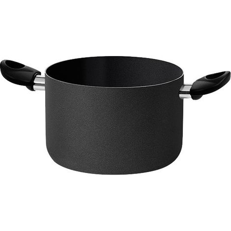 pentola 'black line' ø cm 18x13,5h - cap.3 lt