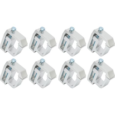 Lot de 16 fixations de toit de benne pour pick-up Chevy Silverado 1500, 2500 et 3500 (argenté) (1/5)