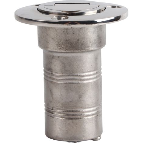 Port de remplissage marine 38mm en acier inoxydable 316 pour diesel, accessoire de ravitaillement bateau. (1/5)