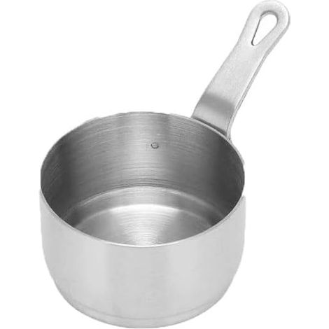 Mini casserole à sauce en acier inoxydable 304 avec poignée empilable pour la cuisine, la pâtisserie, le pique-nique – 50 ml (1/5)