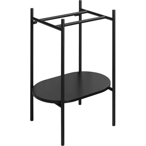 Sapho Puno - Piedistallo in metallo sotto il lavabo, nero SKA590-2 (1/4)