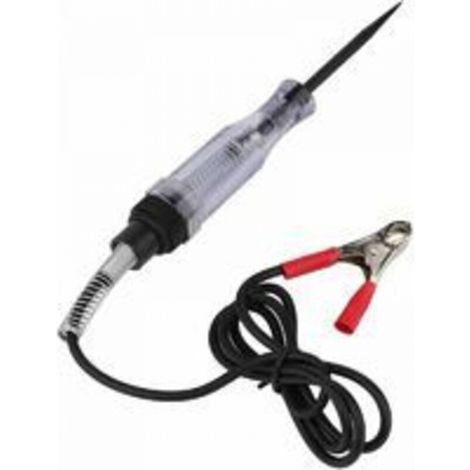 rouge-Stylo Testeur de Tension, Stylo de Test Électrique 6V 24V Testeur de Circuit Stylo de Test Électrique Tension éLectrique Stylo Test ÉLectrique Automatique Courant Continu Tournevis Machines (1/5)