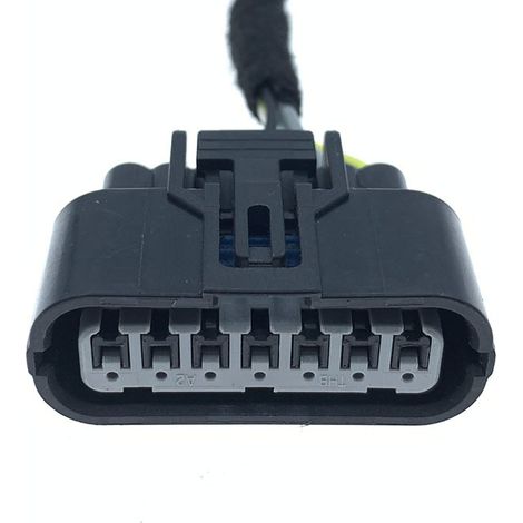 Automotive connector 6189-0855 for Honda Accord/Spirior headlight sockets, wiring harnesses, single plug.
