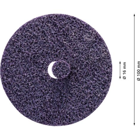 Disque abrasif Bosch n477 scm autocollant 100x16 mm gris (1/5)