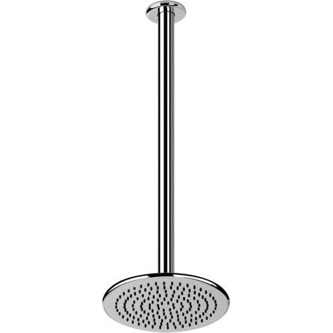 Ducha mural Gessi Goccia anticalcárea D216 mm, con articulación y