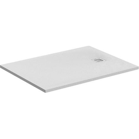 IS Rechteck-Brausewanne Ultra Flat S, 1200x1000x30mm, Carraraweiß