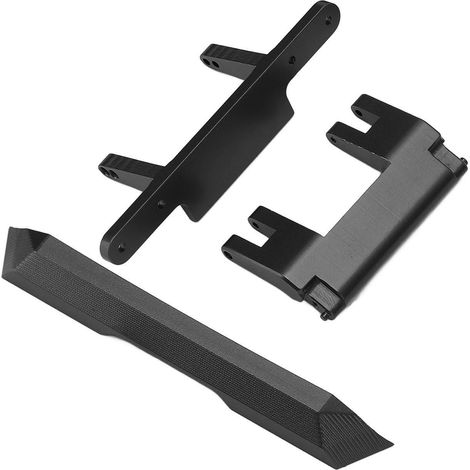 Heckstoßstangen-Set aus Aluminiumlegierung für Axial SCX24 1/24 RC Crawler (schwarz) (1/5)