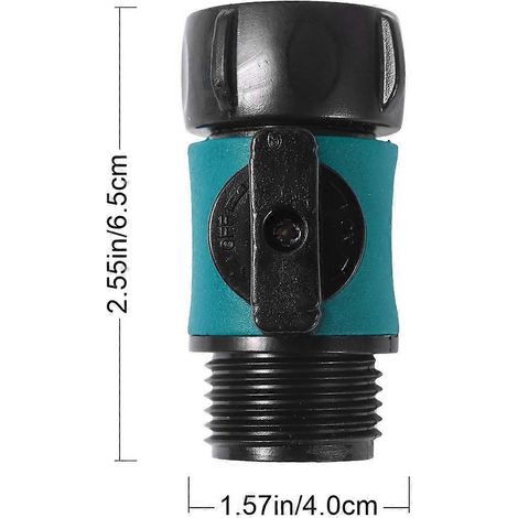 Raccord rapide pour robinet de commande d'arrosage automatique, 6,5 x 4 x 4 cm, lot de 12, grande durabilité. (1/5)