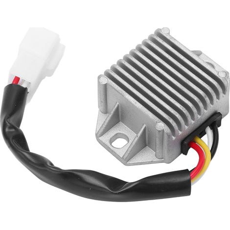 Redresseur de tension 12 V, 4 broches, 33 g, référence 81960 60 00, en alliage d'aluminium, compatible avec les modèles XT250LC, XT350, XT350B et XT350D. (1/5)