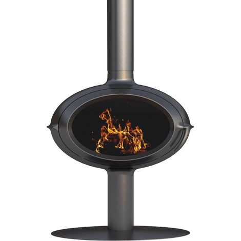 Schwarzer 7kw holzofen aus gusseisen - Invicta - p648114 (1/5)