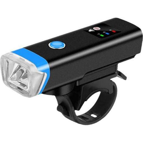 Luce per bici MTB, corno per bici USB, lampada ricaricabile, faro per bicicletta da esterno, luce per bici da strada di montagna, accessori per biciclette