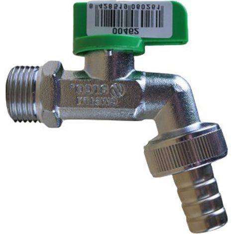 Robinet de jardin Mâle 1/2" (15/21) Mâle 3/4" (20/27) - Avec buse de 15 - Anticalcaire - Arco (1/3)