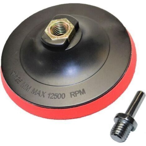 Plateau Support auto-agrippant 150 mm + Adaptateur (1/5)