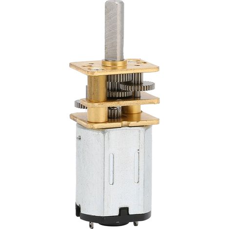 12FN20 Moteur DC 6V 200 tr/min 1:2 Réducteur Engrenage Acier Inoxydable Mini Moteur Électrique (1/5)