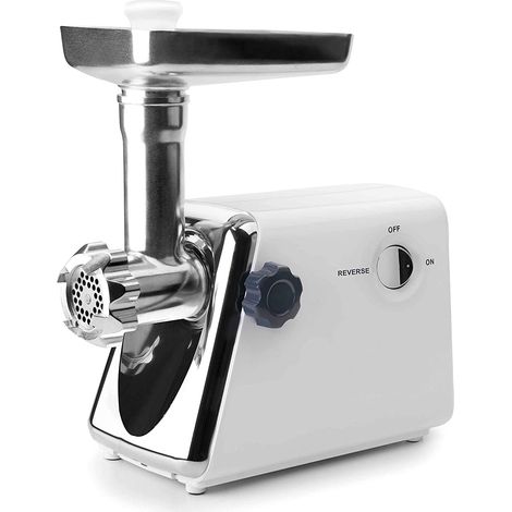 Lacor - 69369 Máquina picadora De Carne. 3 tamaños de corte. Color Gris. Libre de BPA. Desmontable.