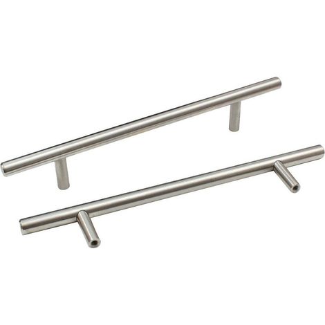 Edelstahl Stangengriff gebürstet Ø 10 mm Massiv 64 mm (1/3)