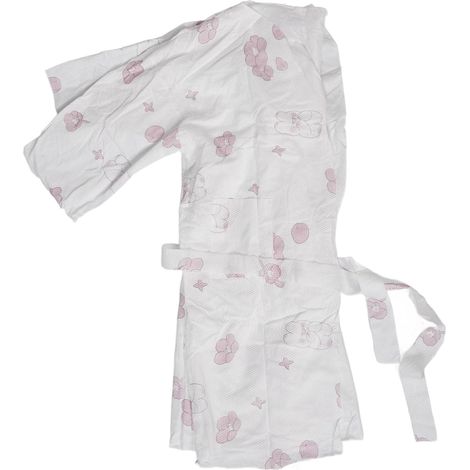 Baumwolle Kimono-bademantel Aus Langer Einweg Bademantel Für Frauen Satiniertes (1/5)