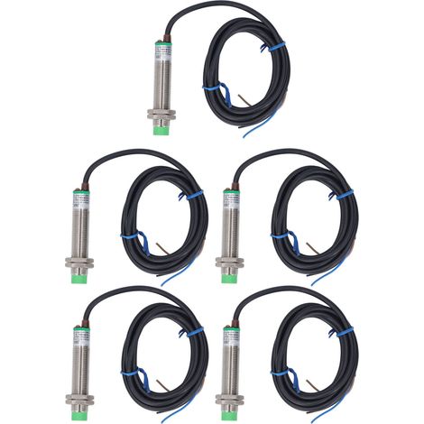 5 Capteurs de proximité inductifs M12x1 PNP NC IP65 Interrupteur de proximité 6‑36VDC (1/5)