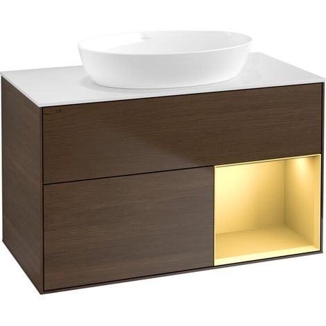 Villeroy & Boch FA21HFGN Meuble sous-lavabo Finion FA2 (1/2)