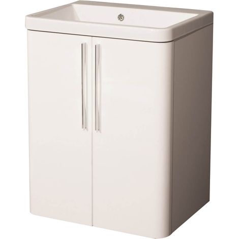 Mobile Lavatoio 65,5x50,5x87 cm 2 Ante Montegrappa Novella Dipiù Bianco (1/5)