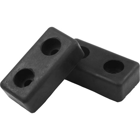 Lot de 2 patins en caoutchouc amortisseurs pour appareils fitness (1/5)