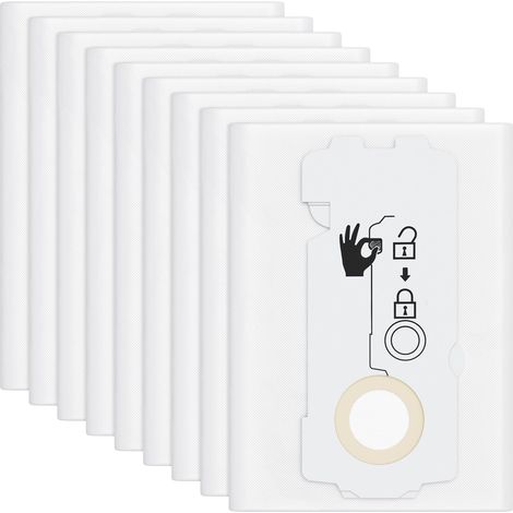 10 Stück Geeignet für-204308 CT Mini/Midi -2/5 Filterbeutel für Festool, kompatibel mit Yom CT Mini und CT MIDI ab 2019. (1/5)